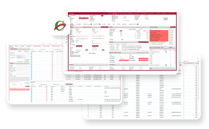 Collections CRM screenshot